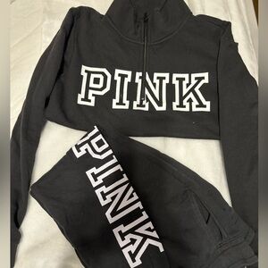 Pink jogger set